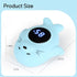 Baby Bath Thermometer & Room Thermometer for Infants - Bath Tub Water Temperature Thermometer with Safety Temp Warning - Otter Floating Bath Toy f...