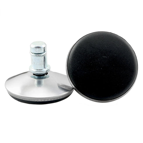 DZS ELEC 5Pcs Office Chair Bells Slide to Replace Rotating Casters to Fixed Casters, Adjustable Castor Low Profile Stool with Separate Felt Pads...