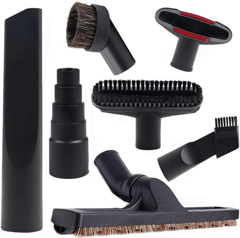 7 PCS Vacuum Attachments Replacement for Shop Vac Accessories with, 1 7/8" to 1" Adapter for Shop Vac,1 1/4" Household Cleaning Accessories Brush ...