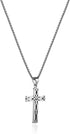 HZMAN Men's Stainless Steel Infinity Celtic Cross Irish Knot Pendant Necklace, 22+2" Link Chain...