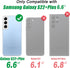 IKAZZ for Galaxy S22 Plus Case,Military Grade Shockproof Heavy Duty Protective Phone Cover Pass 16ft Drop Test with Magnetic Kickstand Car Mount H...