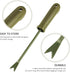 Garden Weed Puller Tool Hand Weeder Tool with Ergonomic Handle Stainless Steel Straight Weeder 10.63inch Weed Removal Deeper Digging Sharp V Garde...