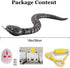 Remote Control Snake Toy, Realistic RC Snake Toy USB Rechargeable Robot Rattlesnake Model 16" Long Animal Prank Toy for Kids and Adults Christmas ...