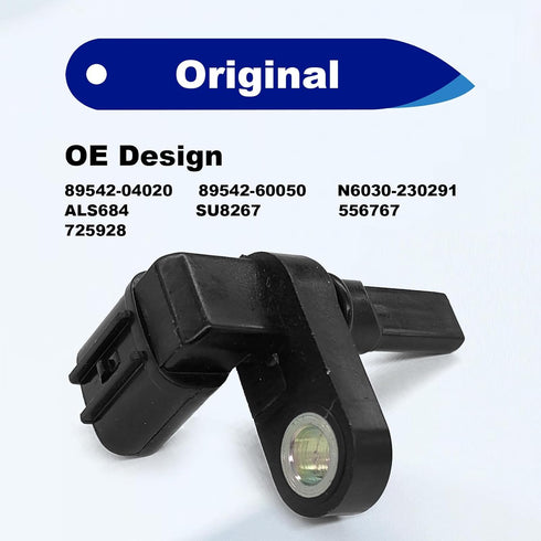 2Pcs ABS Wheel Speed Sensor 89542-04020 89543-04020 Compatible with Toyota Tacoma 2005-2018, 4Runner 2003-2019, FJ Cruiser 2007-2014, Land Cruiser...