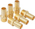 SUNGATOR Hose Barb Fittings 5/8 Inch Barb × 1/2 Inch NPT, Brass Air Hose Barb Fittings, 5/8" Barb to 1/2" NPT Male Hose to Pipe Fitting Adapter Co...