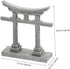 Garden Micro Landscape Chinese Decorations Outdoor Figurines Mini Planter Pots Pagoda Torii Gate Ornament Miniature Torii Gate Simulation Ornament...