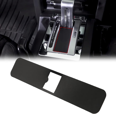 JDMON Compatible with AUTO Shifter Trim Blind Cover Shifter Protective Cover Ford Mustang 2006 2007 2008 2009 Automatic Shifter Trim Panel Shutter...
