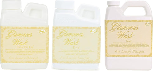 Elanze Designs Tyler Candle Glamorous and Luxurious High Efficient Wash 4 ounce Scented Fine Laundry Detergent Pack of 3; Diva, Fleur de Lis, Icon...