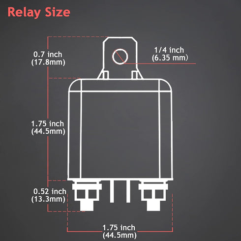 2 Pack 12V 200 Amp Continuous Duty Relay Switch Car Starter Heavy Duty Split Charge 4 Terminal SPST Relays for Truck Boat Marine...