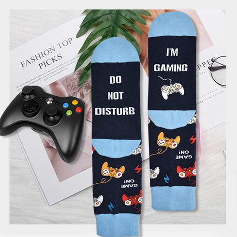 Novelty Birthday Christmas Gifts for Men Women - Funny Saying Crew Socks Silly Funky Dress Socks...