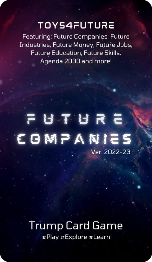 Future Companies Educational Playing Cards | Learn About Leaders in Artificial Intelligence, Genomic Revolution, Space Exploration, Robotics, Data...