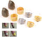 Bouclel 8 PCS Knitting Thimble,Sewing thimbles,Golden thimbles for Hand Quilting,Sewing Finger Protector,Metal Thimble,Sewing Tools,Sewing Supplie...