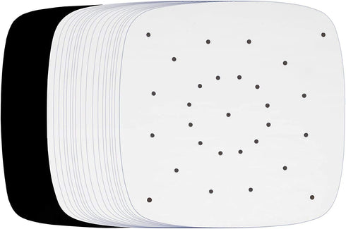 Air Fryer Perforated Parchment Paper Liners Compatible with Philips, NuWave® Brio, Chefman, Secura, Black Decker +More | Bundle Set of 100 Sheets ...