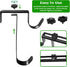 Pool Pole Hanger, Adjustable Pool Pole Double Hooks Hangers for Pool or Garden Fence, Telescopic Poles, Aluminum Pool Equipment Holder,Use to Hang...