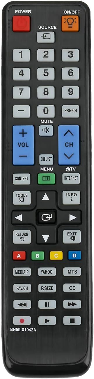 AIDITIYMI BN59-01042A Remote Control Replace Fit for Samsung Plasma TV LN32C650 LN40C560 LN40C560J2F LN40C560J2FXZA LN40C650 LN40C650L1F LN40C650L...