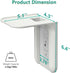 WALI Outlet Shelf Wall Holder,Bathroom Walls Shelves up to 10lbs Standard Vertical Duplex Wall Shelf Organizer for Smart Home Decor Space Saving P...
