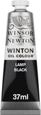 Winsor & Newton Winton Oil Color, 37ml (1.25-oz) Tube, Lamp Black...