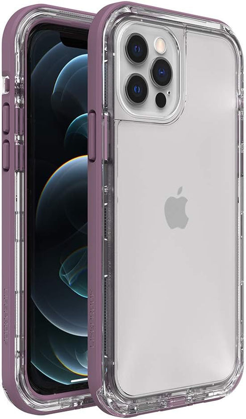 LifeProof NEXT SERIES Case for iPhone 12 & iPhone 12 Pro - NAPA (CLEAR/GRAPEADE)...