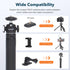 Koolehaoda Extendable Selfie Stick Tripod for GoPro, Camera Tripod Stand Holder with Cold Shoe, Mini Tripod Hand Grip Compatible with Gopro Hero 1...