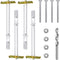 Steel Stud TV Mounting Kit, Metal Stud TV Mount Kit for Tilt & Low Profile TV, Drywall Anchors for TV Mounting Kit includes 4 Wall Anchors (1/4”) ...
