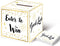 Raffle Box with 100 Raffle Tickets Gold Ballot Box with Slot Enter to Win Cards Suggestion Box Donation Box Collection Box...