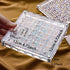 Seashell Display Box, Acrylic Magnetic Seashell Display Box, 36/64 Grid Display Cases for Collectibles, DIY Transparent Seashell Storage Box Displ...