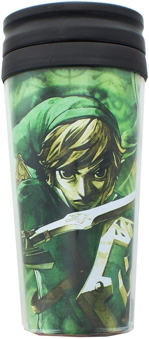 JUST FUNKY The Legend of Zelda Link and Zelda Travel Mug...