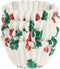 Fox Run Christmas Paper Muffin and Cupcake Liners, Set of 100 Mini Size Wrappers...