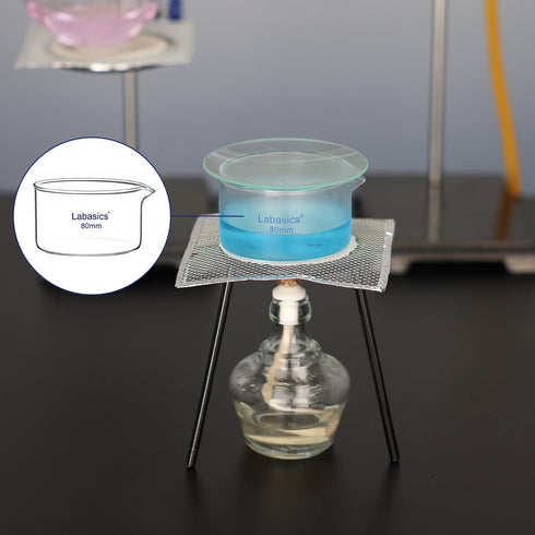 Crystallizing Dish with Spout and Heavy-Duty Rim, Thick-Walled Design High Borosilicate Glass Reusable Crystallizing Dishes for Crystallization an...