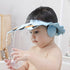 Baby Shower Cap Bathing Protection Adjustable Hair Washing Hat Silicone Bath Head Cap Visor Cap Waterproof Shampoo Cap Soft Bathing Hat for Toddle...