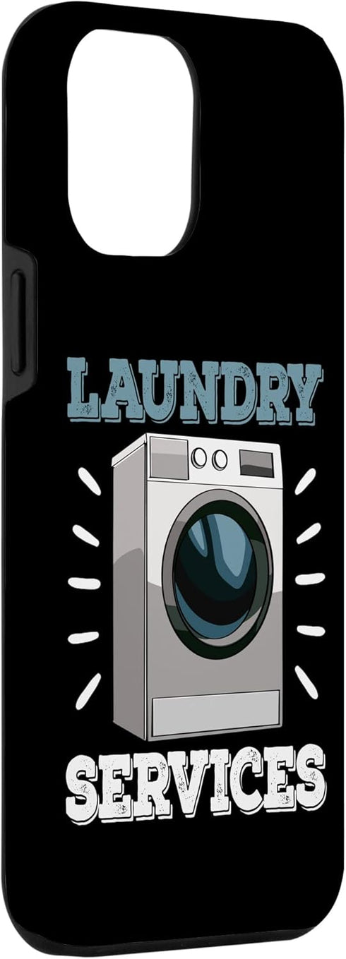 iPhone 12 Pro Max Laundry Services Mechanic Funny Women Washing Machine Case...