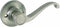 Design House 781815 Scroll Door Lever, Satin Nickel, Dummy/Decorative...