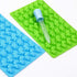 homEdge Silicone Mini Dinosaur Candy Molds, Set of 4 Packs Non Stick Chocolate Gummy Mold Bonus with 2 Dropper-Blue, Red, Green and Pink...