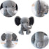 Stuffed Elephant Animal Plush Toys 9 Inch (Gray)...