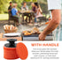 Griddle Cleaning Kit, 7 Scrubber Pads + 1 Handle, Reusable Scouring Pad, Multi-Purpose Scrubber for Pots, Pans, Grills, Ovens, Sinks...