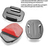 Fulushouxi 18 Set Helmet Adhesive Sticky Mount, Compatible with GoPro Hero 10/9/8/7, Fusion, 6/5/4, Session, Action Camera...