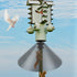 2 Pack Squirrel Baffle Accessory for Bird Feeder Pole and Bird Houses, Pole Mounted Buckle Stopper for Guarding Birdhouse (Baffle Not Included)...