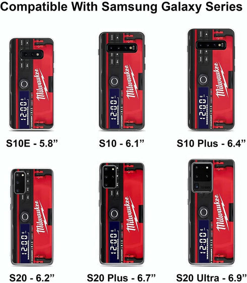 Phone Case Milwaukee Compatible with iPhone 12/12 pro Pure Clear Phone Case Waterproof Scratch Accessories......