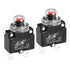 uxcell Thermal Circuit Breakers 30A 125/250V AC 32V DC Push Button Reset Overload Protector Switch with Waterproof Cap 2 Pcs...