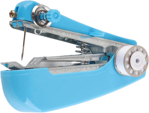 Zerodis Mini Portable Sewing Machine, Multifunction Handheld Stitching Machine Portable Mini Sewing Tool Simple Operation Handheld Sewing Device S...