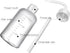 Tatoo Lash squeeze Bottle,Safety Rinse Bottle, Plastic Squeeze Medical Lab Washing Bottle (white, 150 ml)...
