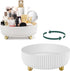 Perfume stand Organizer, 360 Degree Rotating Lazy Susan Cosmetic Desk Storage Lotions Display Case Round Gift Tray with Large Capacity, for Your J...