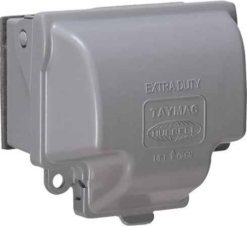 TayMac MX3300 RaynGuard Extra Duty Metal Weatherproof in-Use Cover, 1-Gang, Gray...