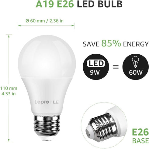 Lighting EVER LED Smart Light Bulbs, Compatible with Alexa and Google Assistant, 60 Watt Equivalent, Dimmable with App (Not Support Traditional Di...