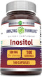 Amazing Formulas Inositol 500 mg 100 Capsules Supplement | Non-GMO | Gluten Free | Made in USA...