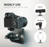 RAUBAY Monitor Top Camera Mount Clamp, Hanging Webcam Stand with 1/4" Screw, for Live Stream, Video Conferencing, YouTube, TikTok, etc. CM-01...