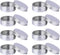 12 Pcs Aluminum Tin Cans Metal Round Tins Food Candle Containers Small Refillable Cosmetic Containers Makeup Storage Jas with Screw Lids for Craft...
