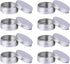 12 Pcs Aluminum Tin Cans Metal Round Tins Food Candle Containers Small Refillable Cosmetic Containers Makeup Storage Jas with Screw Lids for Craft...