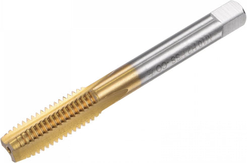 uxcell Straight Flute Taps, M10 x 1.5 Metric Left Hand Titanium Coated M35 Cobalt High Speed Steel Machine Tapping Screw Thread Milling Tap Machin...