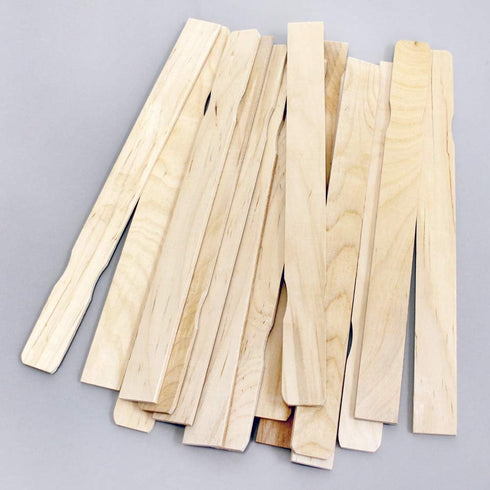 10 Pack Wood Paint Stir Sticks, 12 Inch Paint Stirrers, Garden Markers, Mixing Sticks for Epoxy Resin...